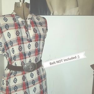 Western look Summer dress XL